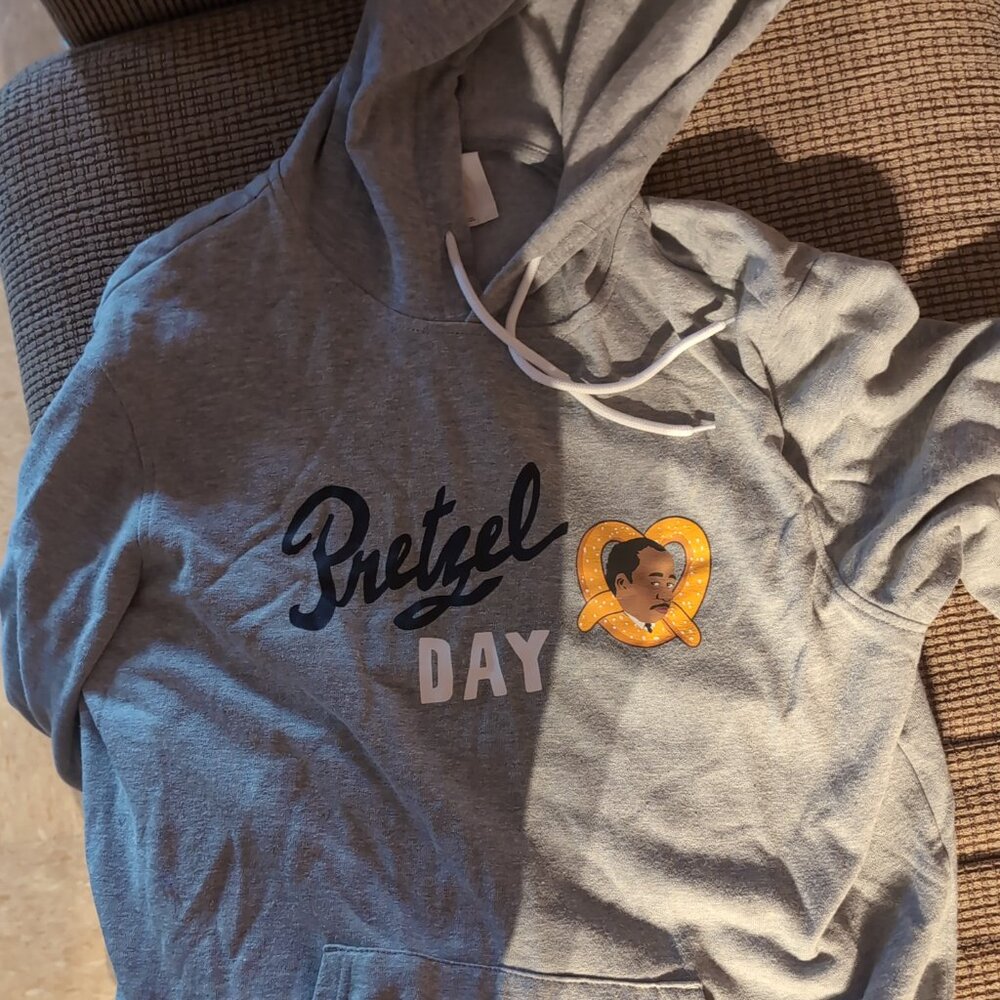 The Office Pretzel Day Hoodie Small